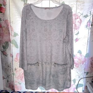 Soft Surroundings Luxe Super Cozy Pullover with Zippered Pockets Size XL